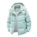Men's Winter Jacket Hooded Casual Warm Cotton Jacket Thickened Fleece Lined Zipper Front Parka Winter Cold-Proof Coat 2026