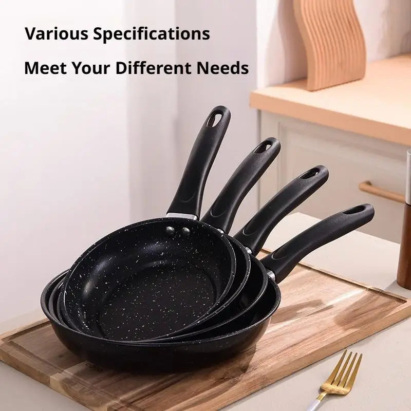 Non Stick Frying Pan Maifan Stone Coating Skillet Flat Bottom Egg Omelet Steak Cookware Induction Gas Stove Kitchen Pot