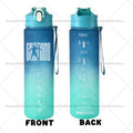 Football Star Ronaldos Sports Transparent Water Bottle 800ml Portable Gym Travel Clear Leakproof Drinking Bottle Frosted Bottle
