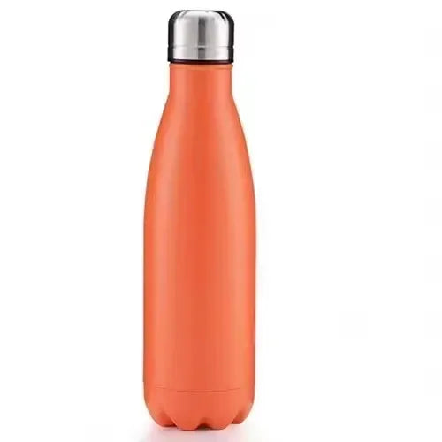 DIY Vacuum Water Bottles 500ML Safety 304 Stainless Steel Sport Coffee Cup Thermose Girls Boy Student Birth Gift Customized Logo