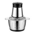 2L Electric Meat Grinder 250W Stainless Steel Food Chopper 2 Speed Mini Meat Mincer for Meat Fruit Nuts Beans Kitchen