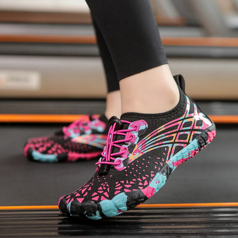 Unisex River Tracing Shoes Indoor Fitness Outdoor Speed Interference Water Beach Shoes Couples Swimming Men Women Quick-drying
