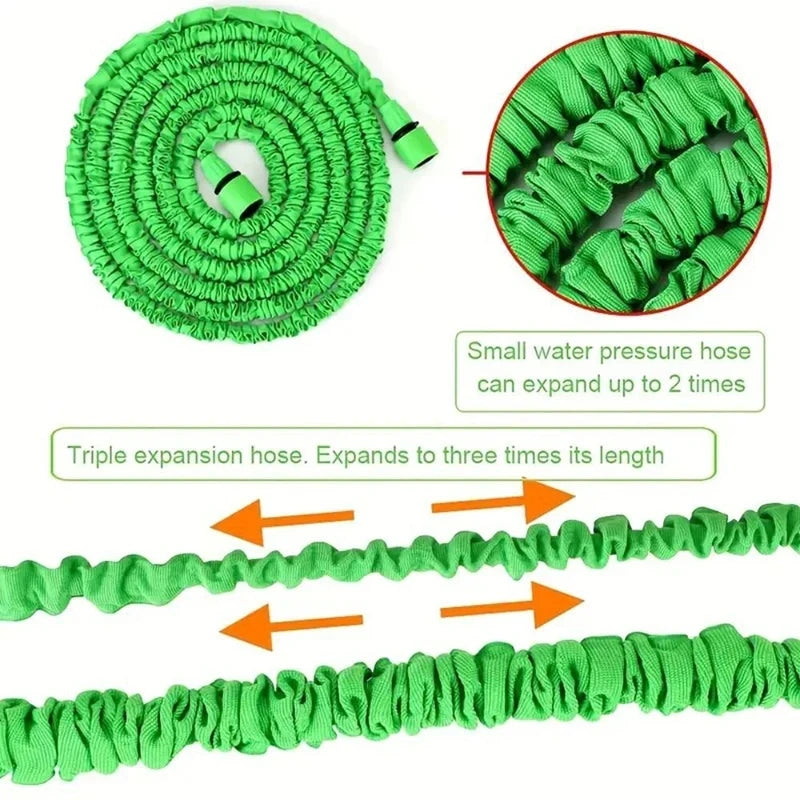 2024 Expandable Magic Hose, High-Pressure Car Wash, 7Water Spraying Functions, Water Gun, Home Garden Watering Hose Garden Hose