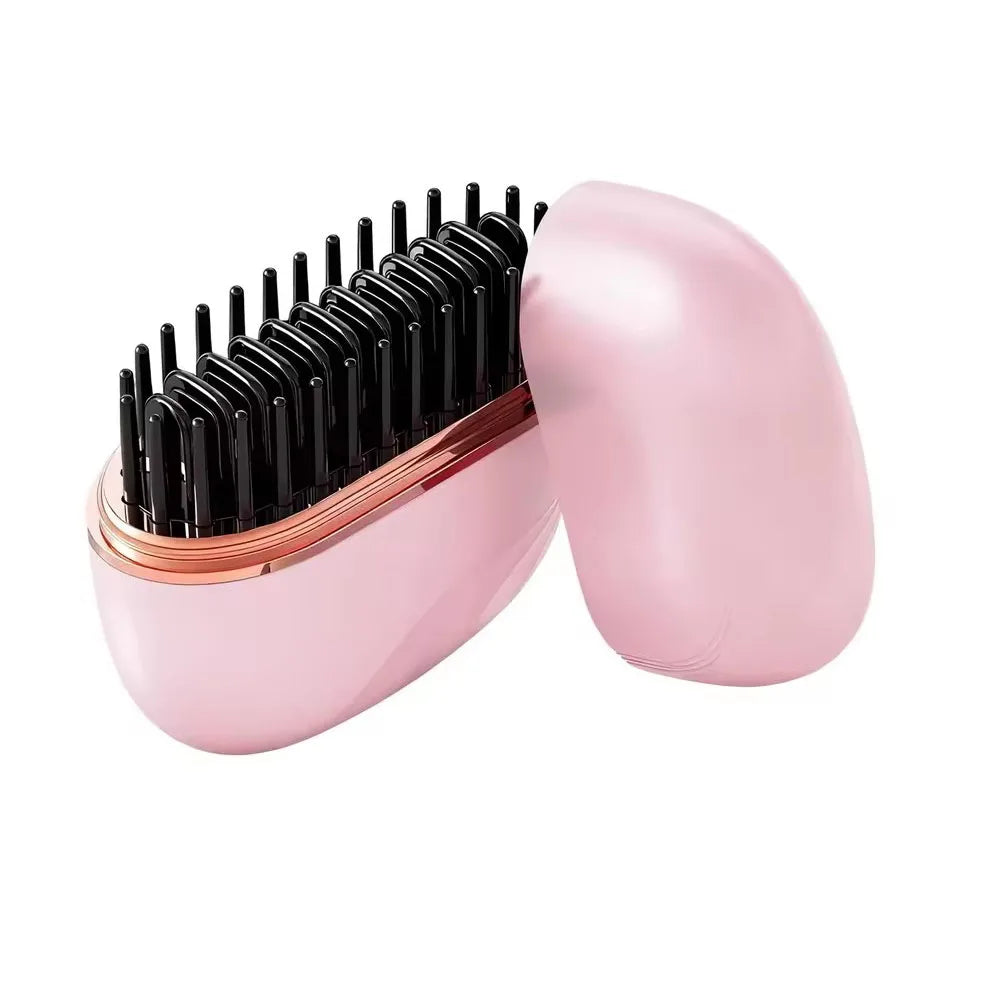 2026 New Mini Straightener Rechargeable Portable Hair Straightener Brush Anti-Scald Shell Cordless USB Charging Straighteners