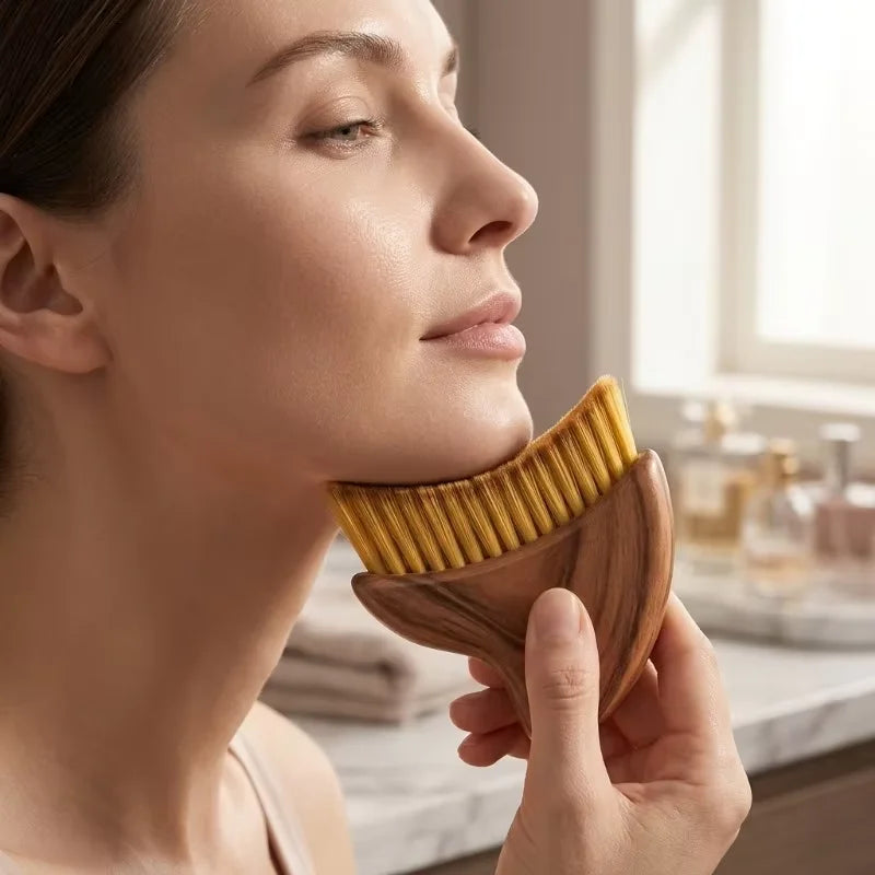 New Lymphatic Contour Face Brush, Lymphatic Drainage Massager for Face,Ergonomically Designed to Fit The Skin Precisely and Reli
