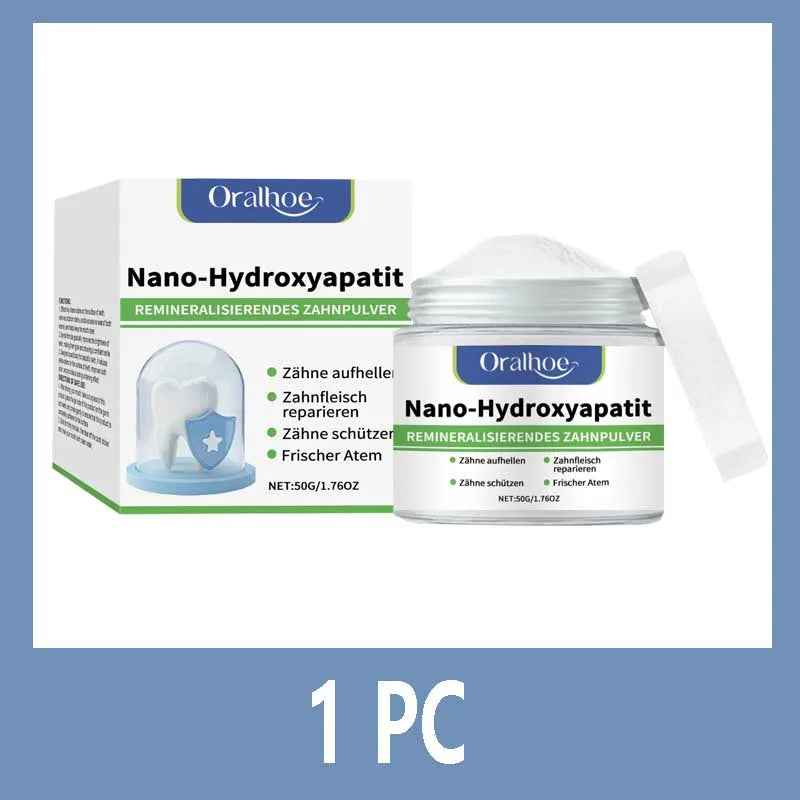 Winter Whitening Tooth Powder with 10% Hydroxyapatite - Remineralizing, Cool Mint, Enamel Repair & Fresh Breath xiin
