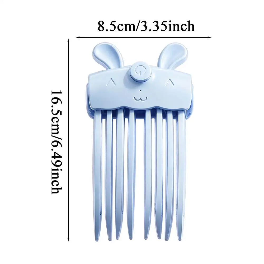 wireless heated root lifter comb Heated Hair Volume Clip Rechargeable bangs volumizing clip Safe Two-Temperature Root Lifter