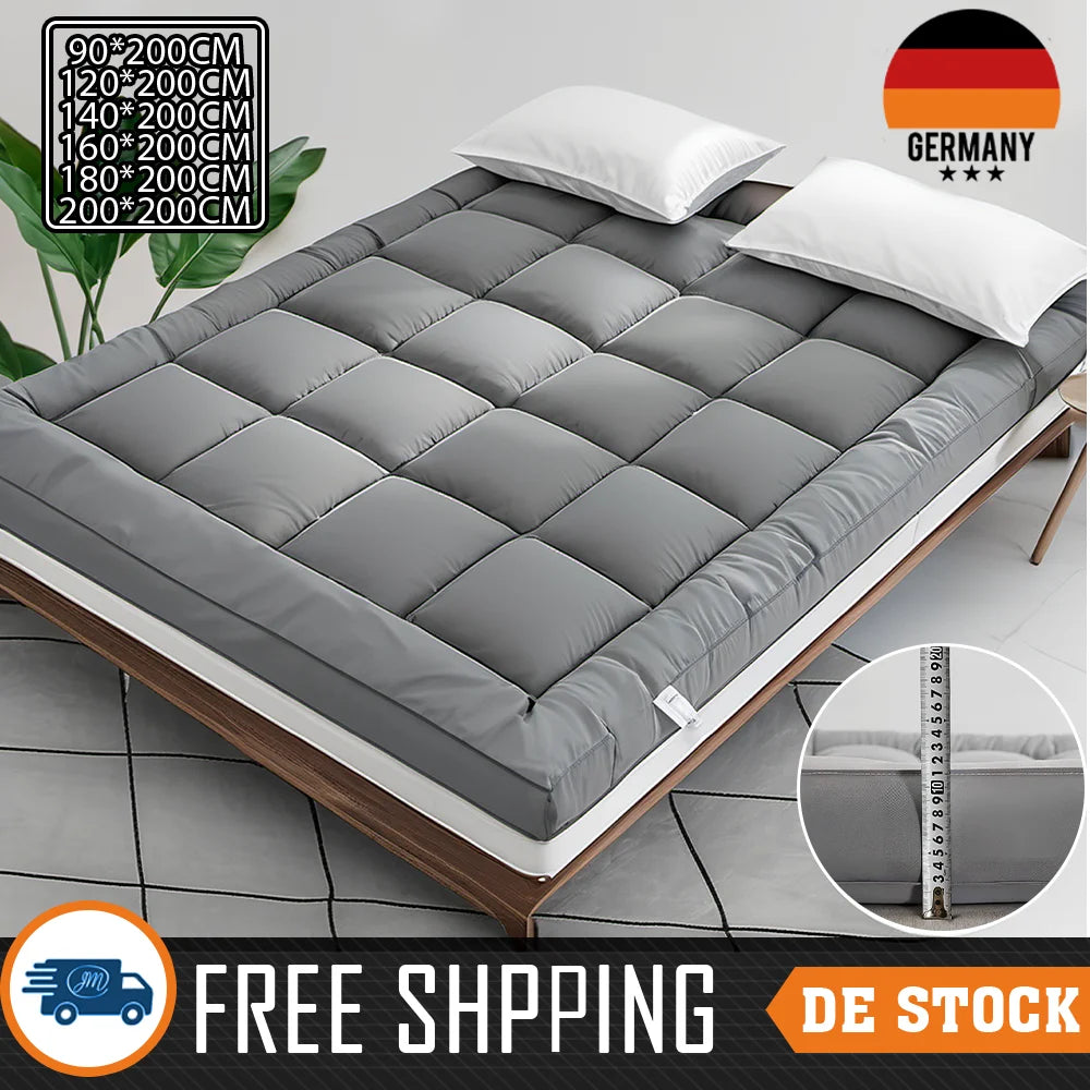 Self-inflating Mattress 3D Folding Mattress Topper Extra Thick Mattress Pad Cover Queen Mattress Toppers for Body Pain Relief