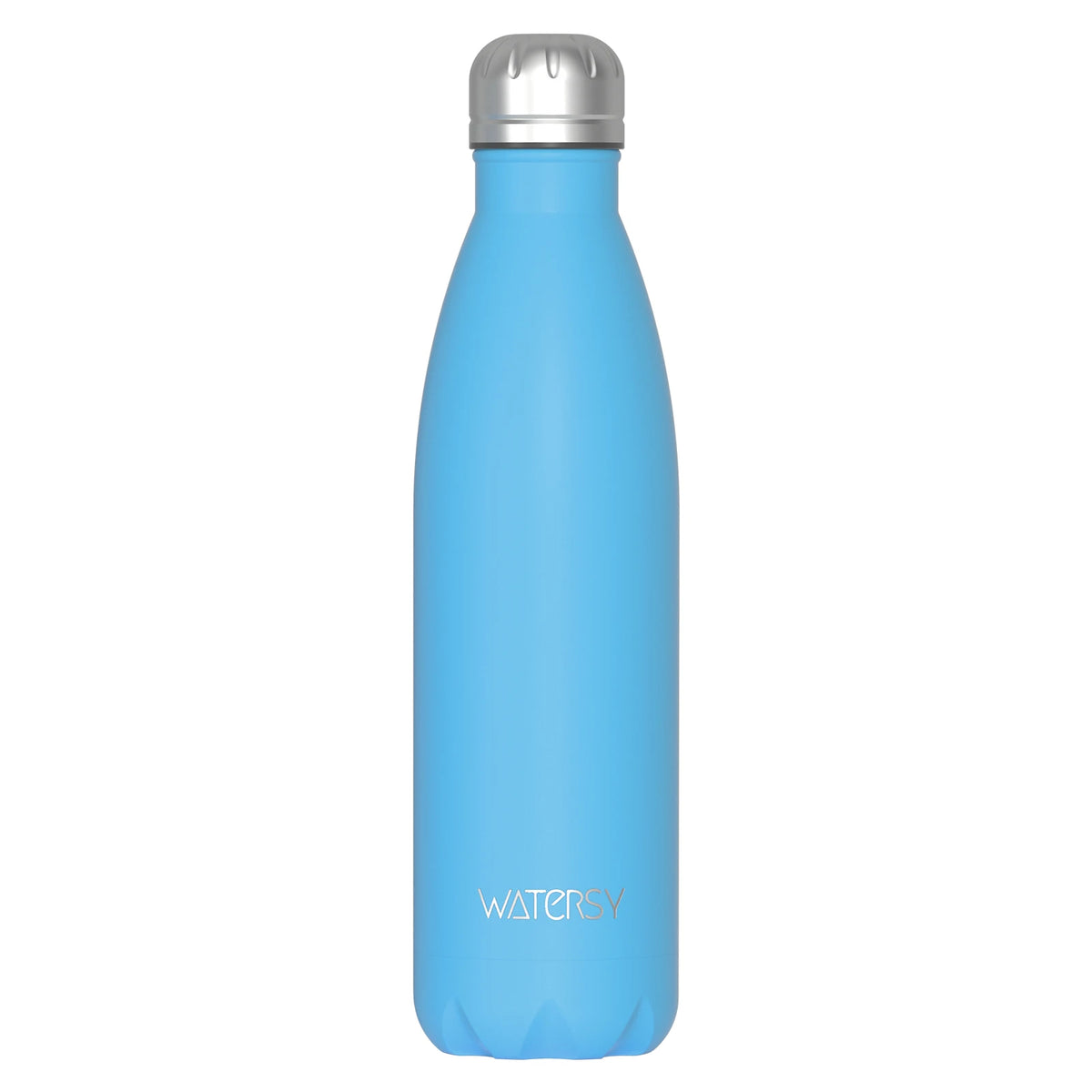 WATERSY 500ml Stainless Steel Water Bottle Insulated Vacuum Flask Double Wall Thermal Cup Keep Cold Hot Sports Kettle