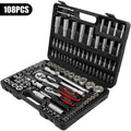 Ratchet Socket Wrench Set Car Repair Tool Ratchet Torque Wrench Combo Kit 1/4 3/8 1/2 Ratchet Spanner Screwdriver Bits Hand Tool