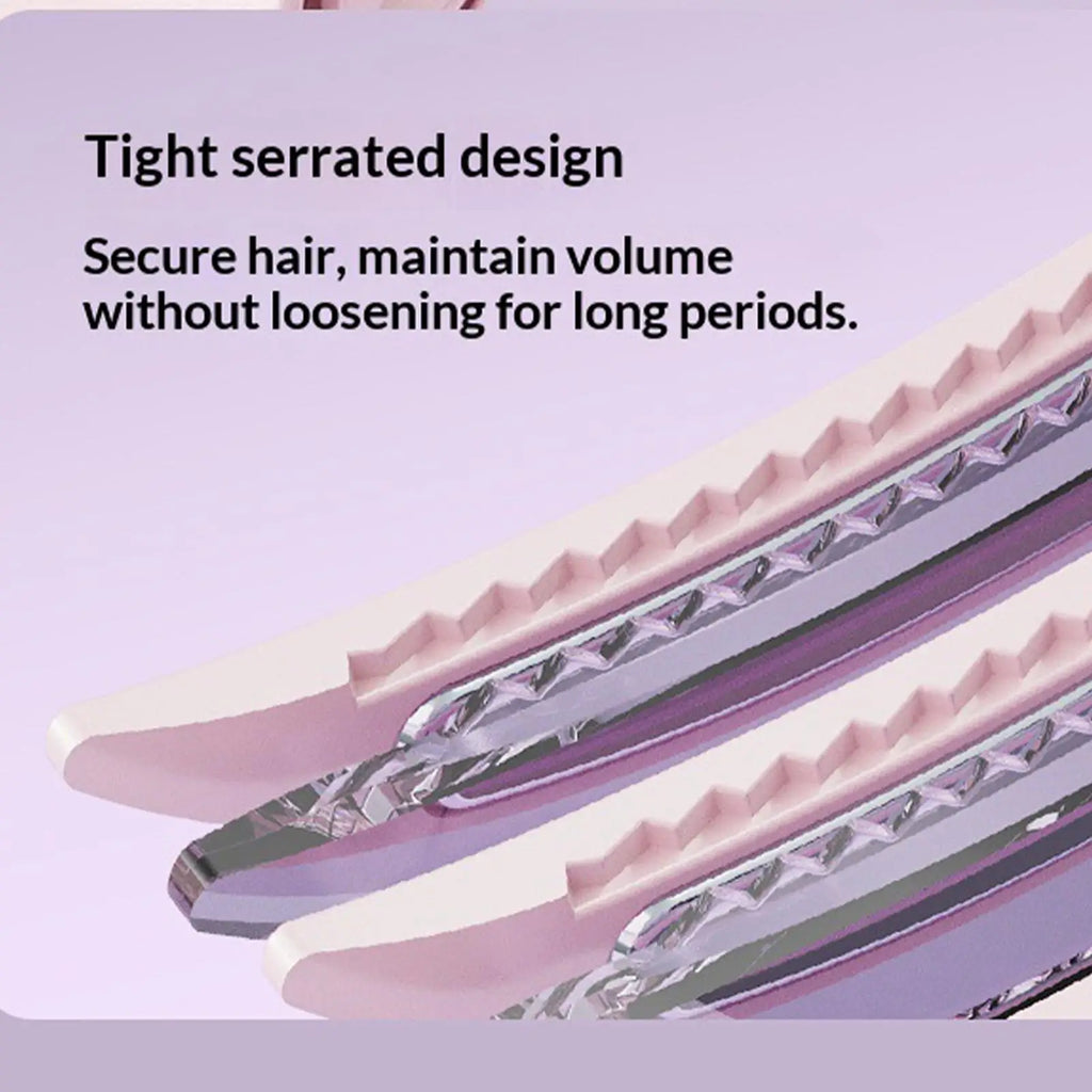 wireless heated root lifter comb Heated Hair Volume Clip Rechargeable bangs volumizing clip Safe Two-Temperature Root Lifter
