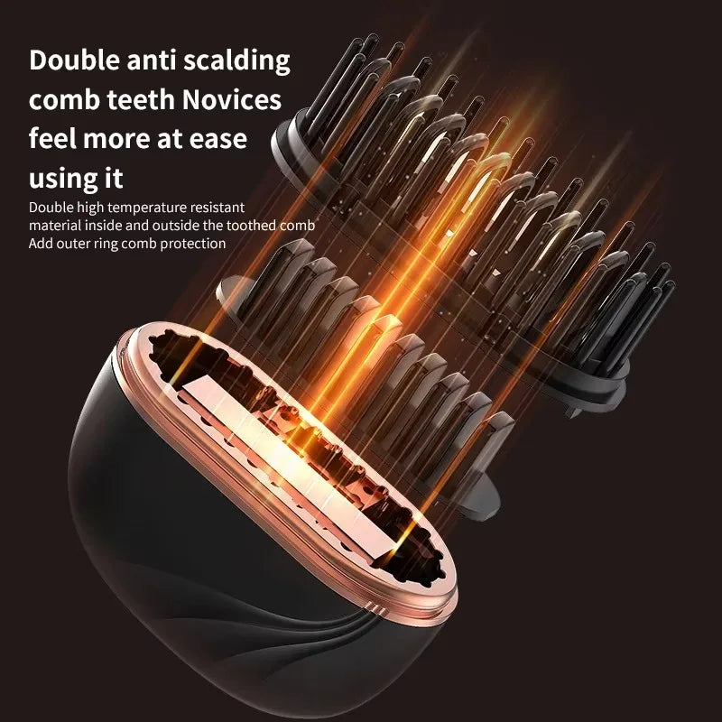 2026 New Mini Straightener Rechargeable Portable Hair Straightener Brush Anti-Scald Shell Cordless USB Charging Straighteners