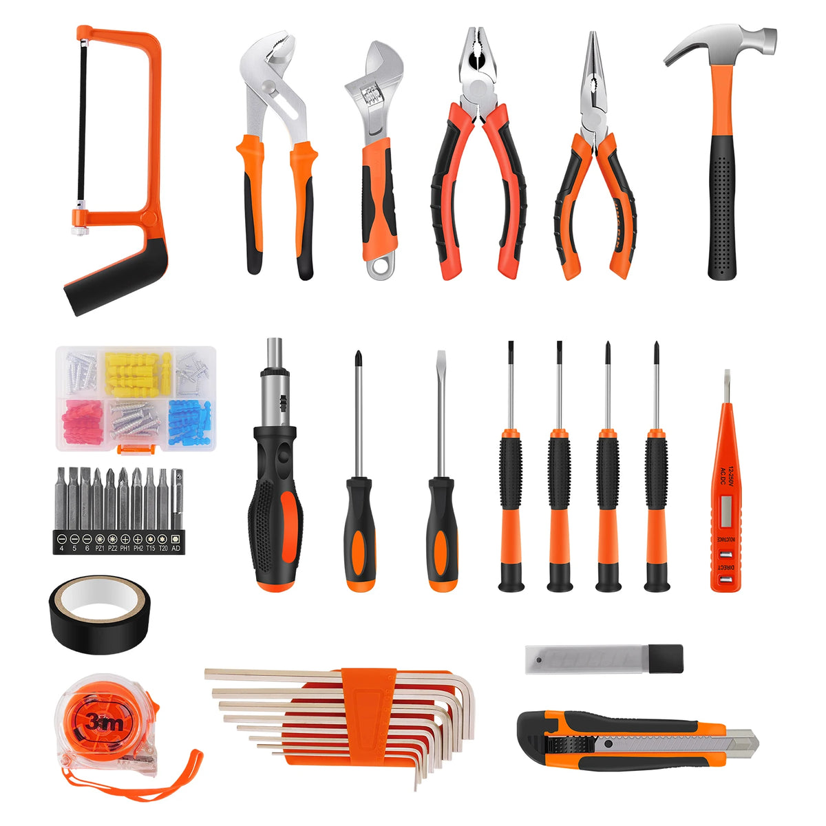 102PC Tool Case, Machine Case for Power Tools, Tool Box with Lid