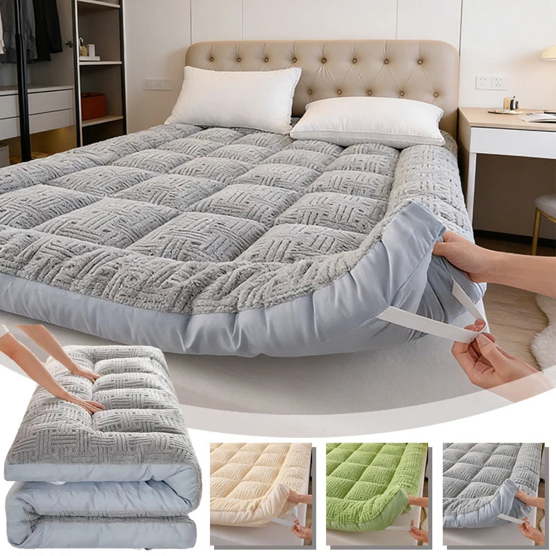 1PC Tatami Thicken Mattress Mat Soft Cushion for Home Use Autumn Winter Mattress, Student Single Dormitory Hotel Bed Mattress